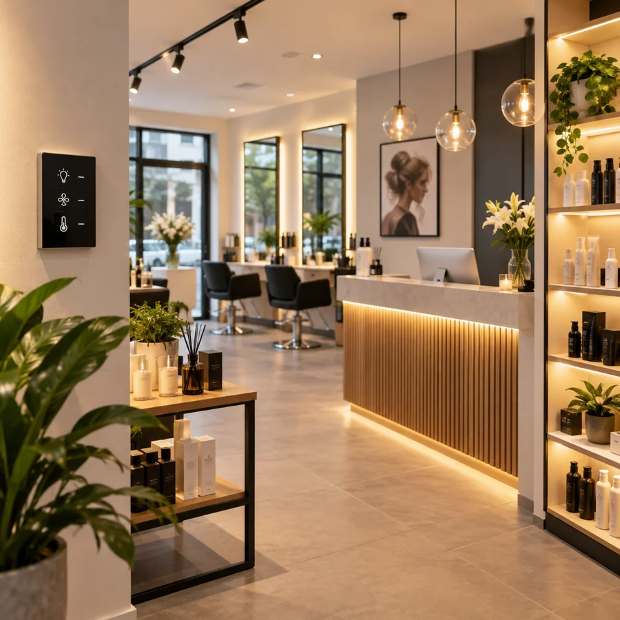 Application illustration: Shops, salons and other business premises